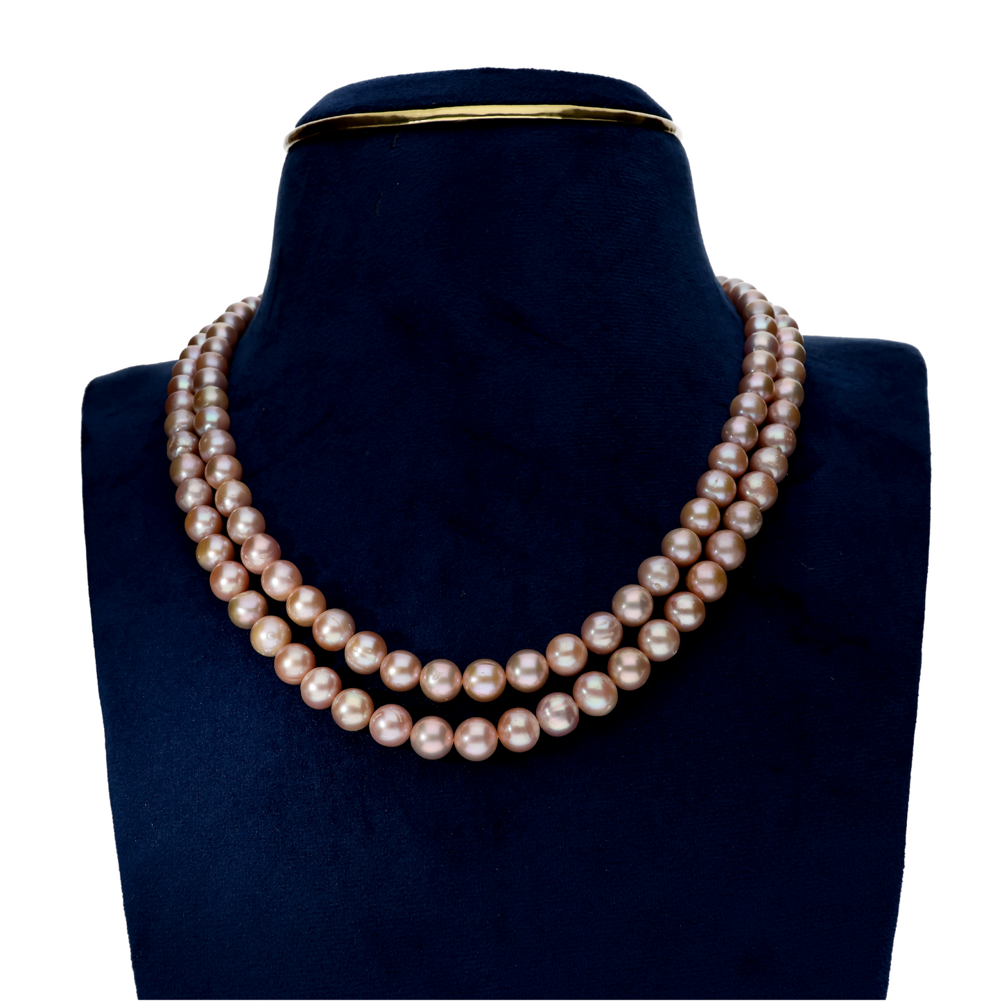 Hyderabadi Pink Pearl Necklace