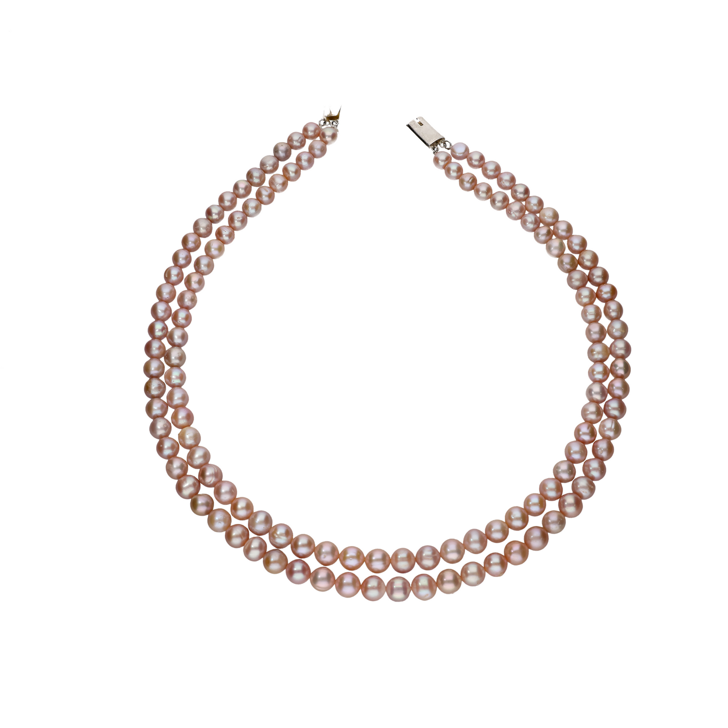 Hyderabadi Pink Pearl Necklace