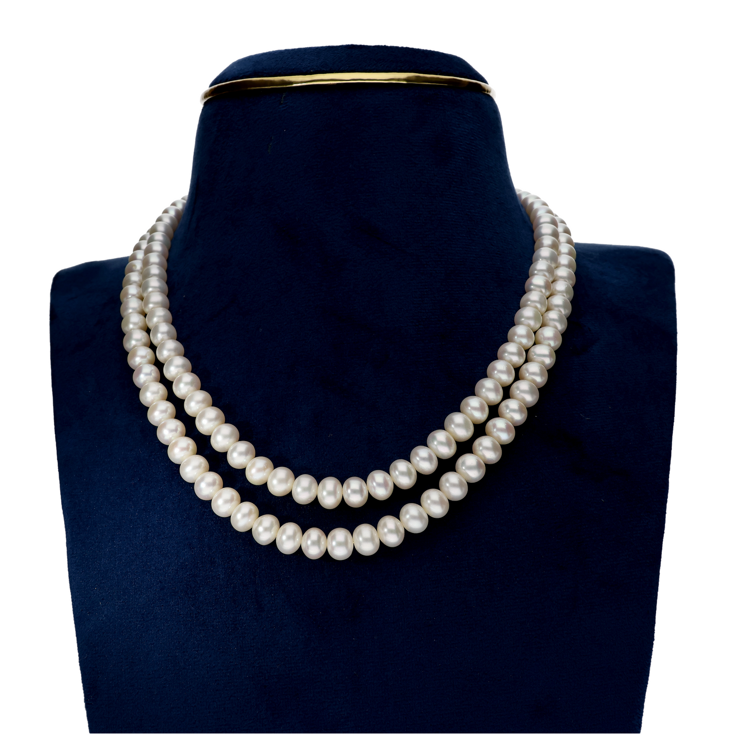 Stunning White Pearl Necklace