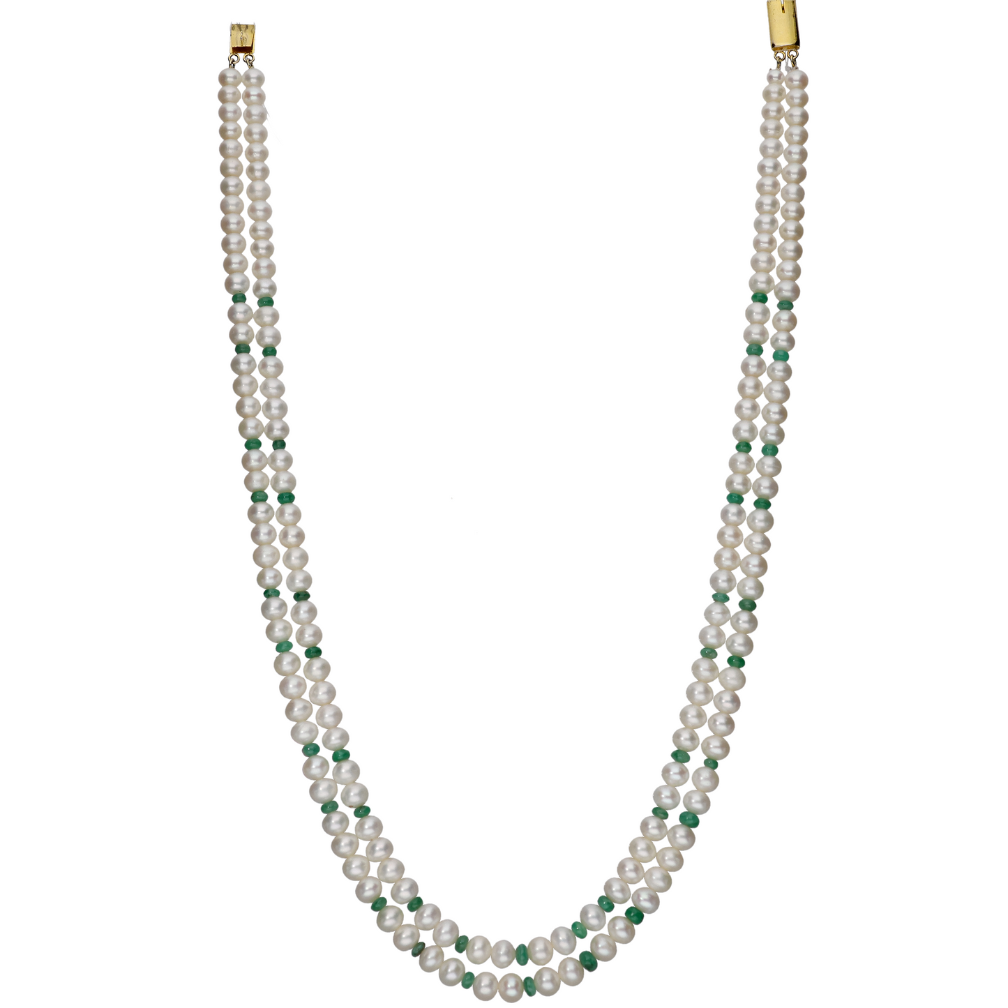 Simple Multi -Coloured Pearl Necklace