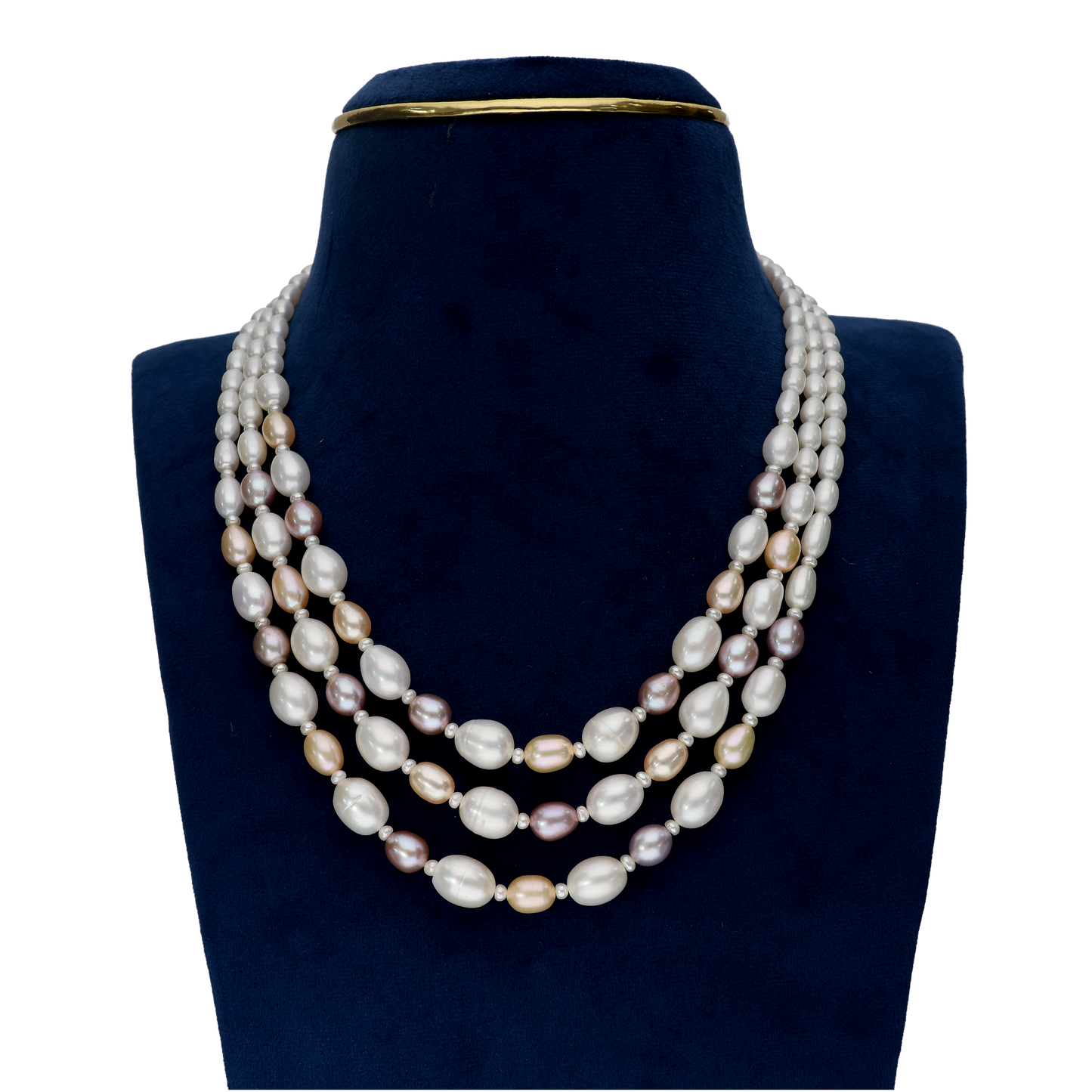 Charming Multi -Coloured Pearl Necklace