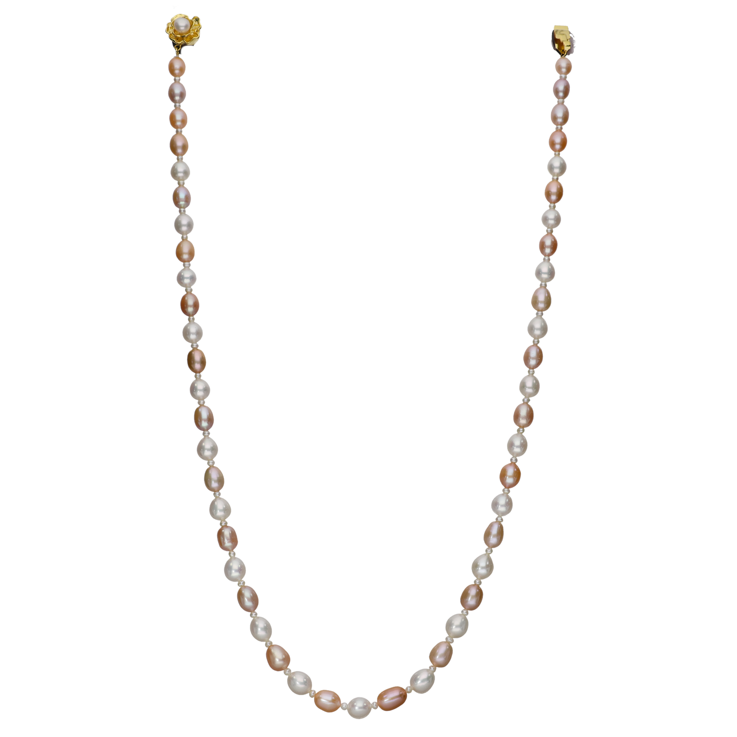 Multi -Coloured Pearl Necklace