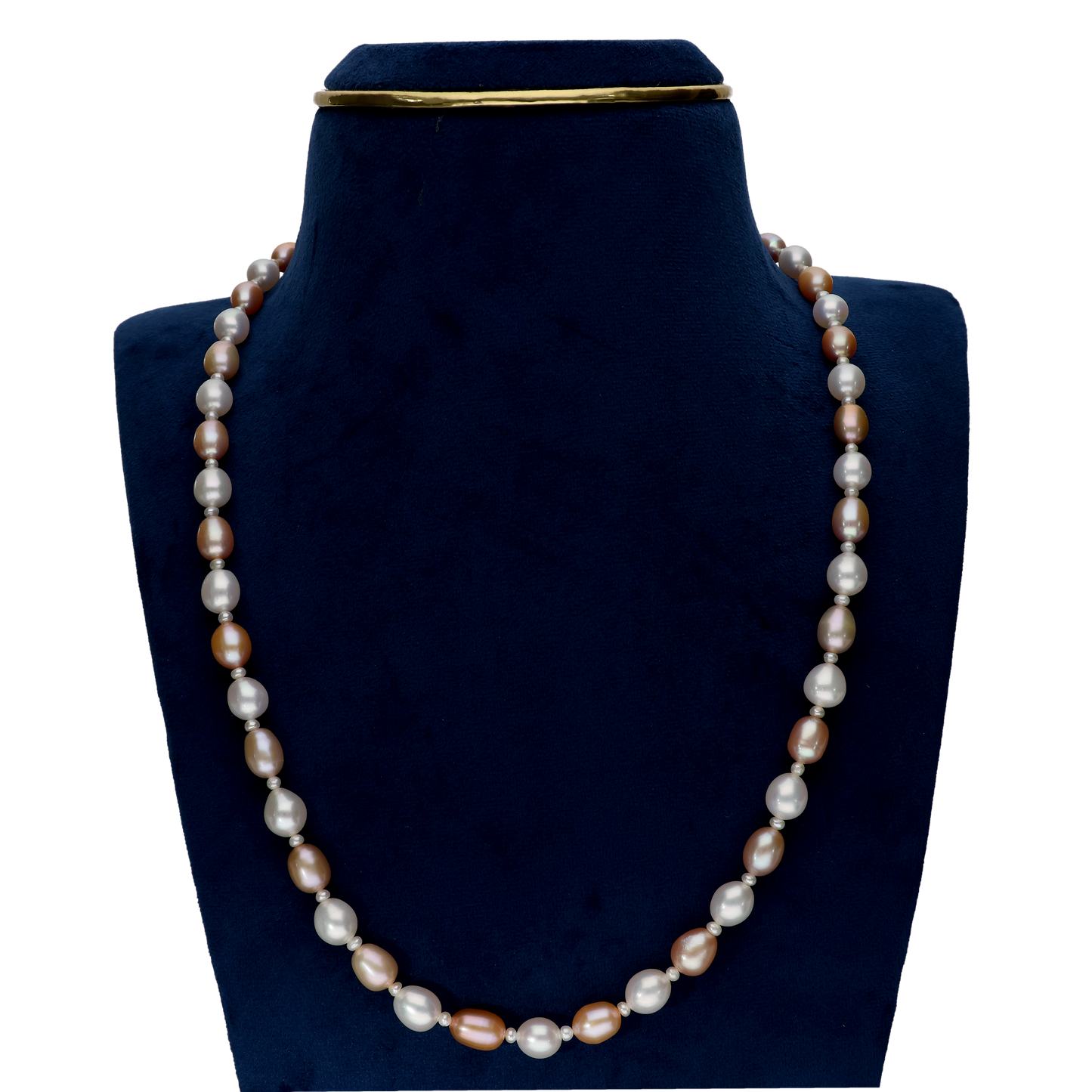 Multi -Coloured Pearl Necklace