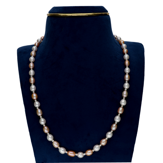 Multi -Coloured Pearl Necklace