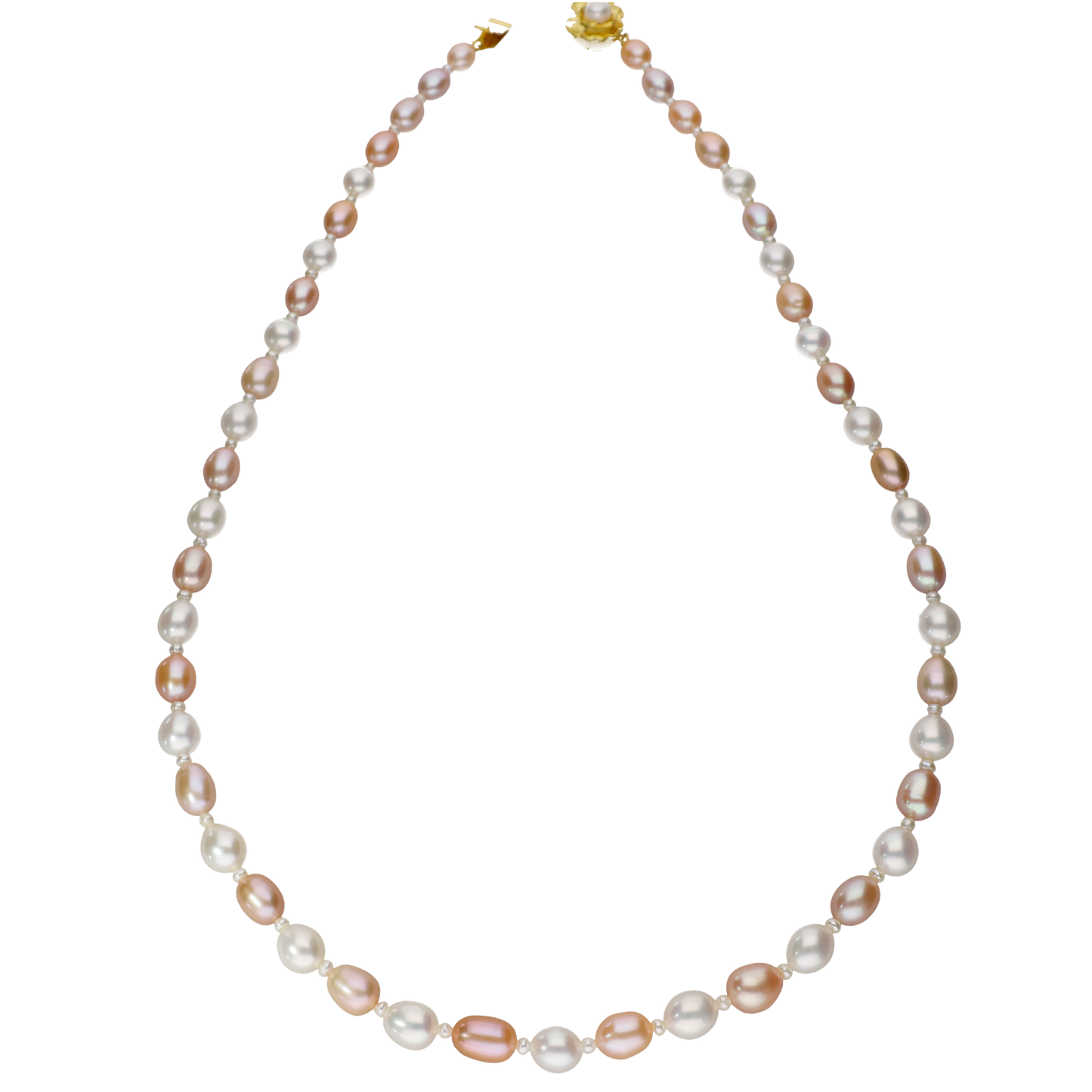Multi -Coloured Pearl Necklace