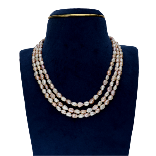 Multi -Coloured Pearl Necklace