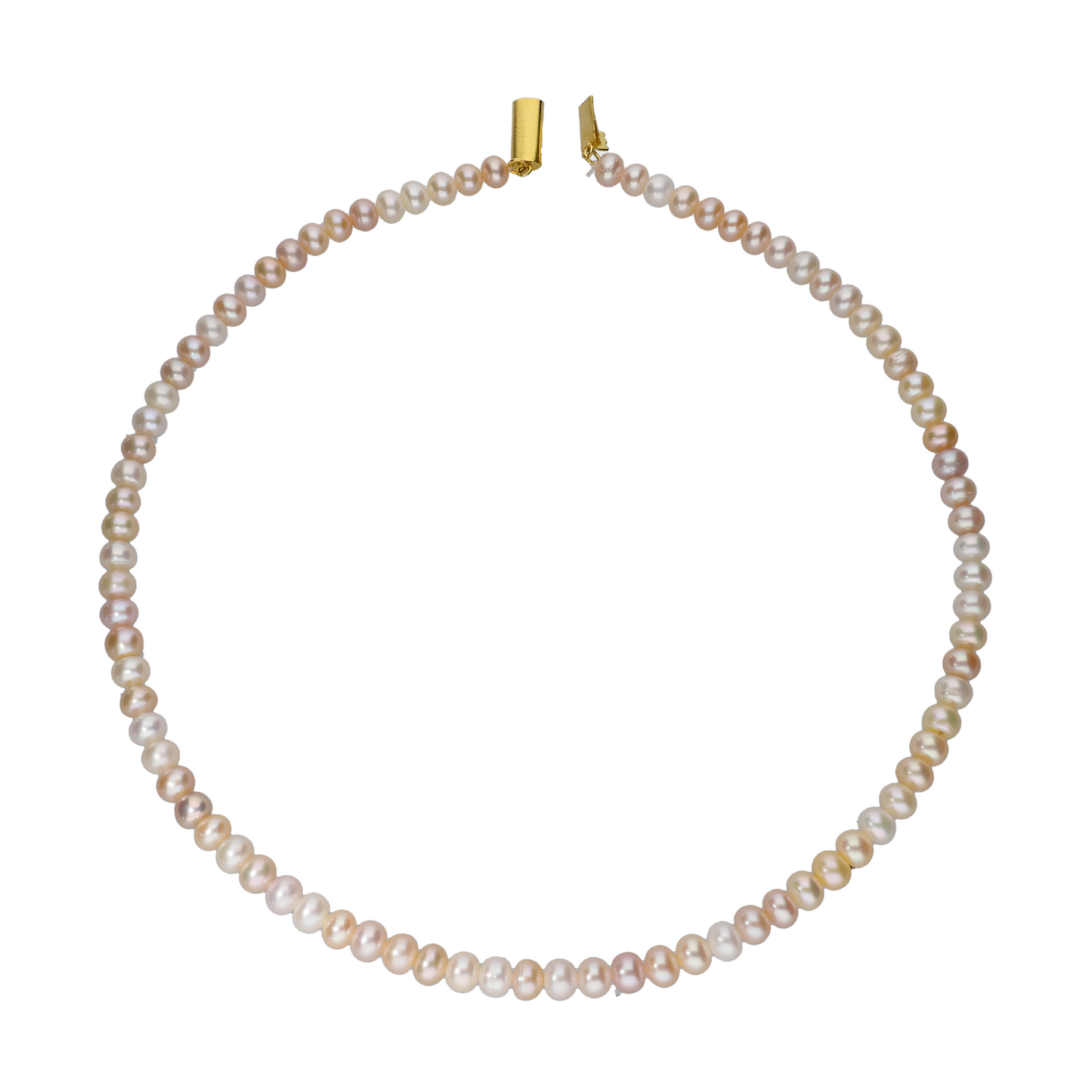 Multi -Coloured Pearl Necklace