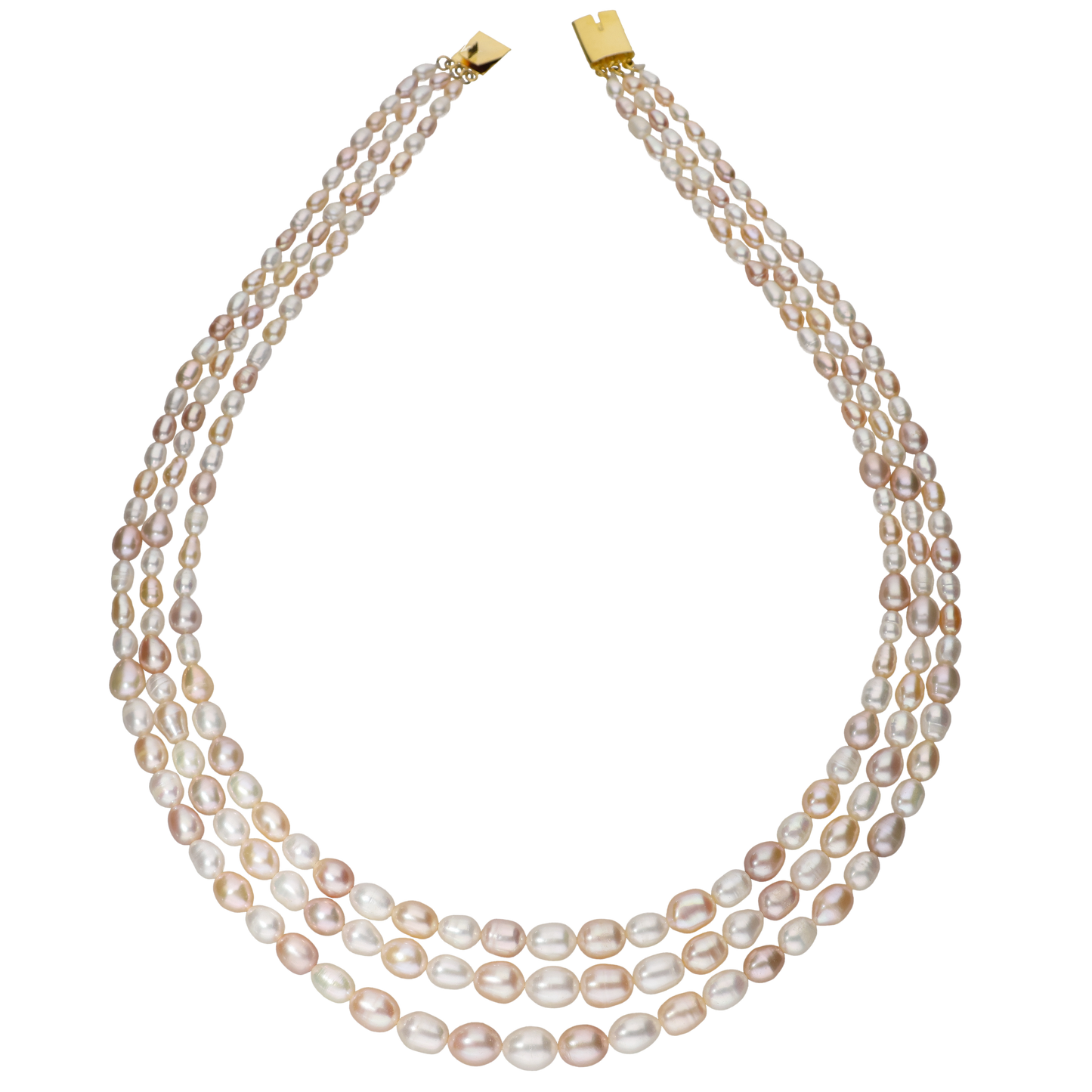 Multi -Coloured Fresh water Pearl Necklace