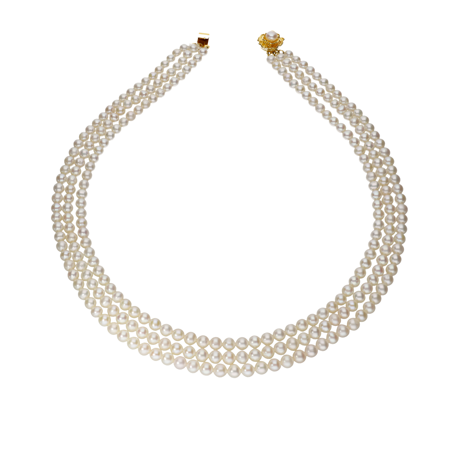 White Classy Pearl Necklace