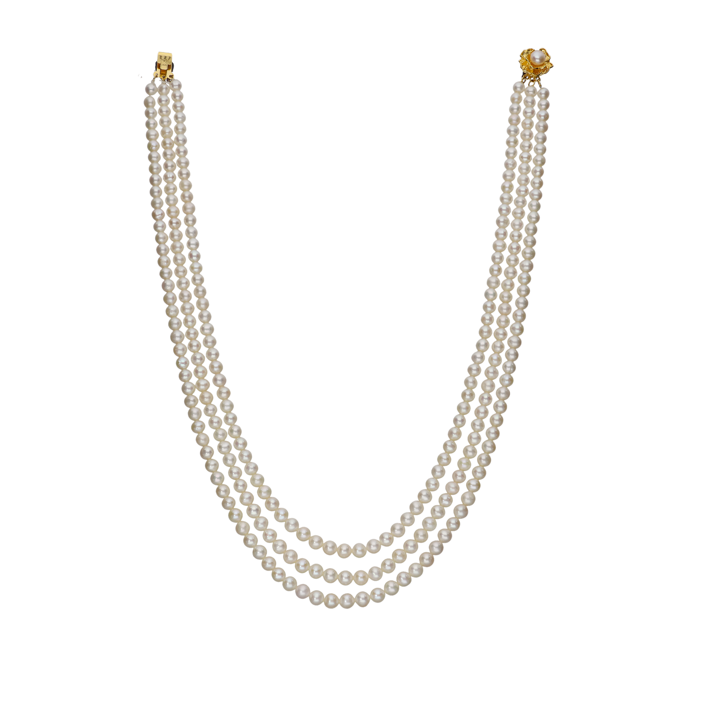 White Classy Pearl Necklace