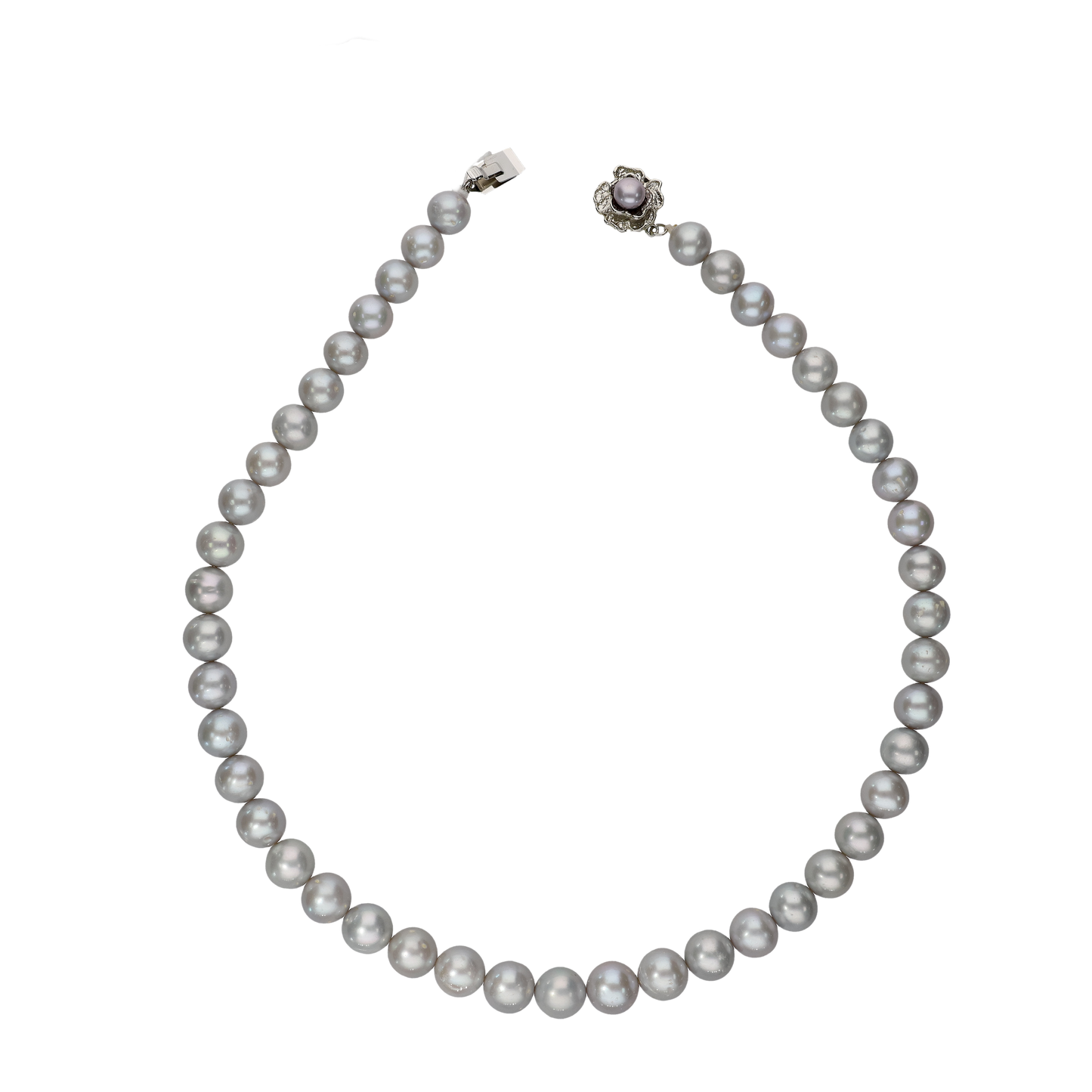 Attractive Gray Pearl Fresh Water Necklace