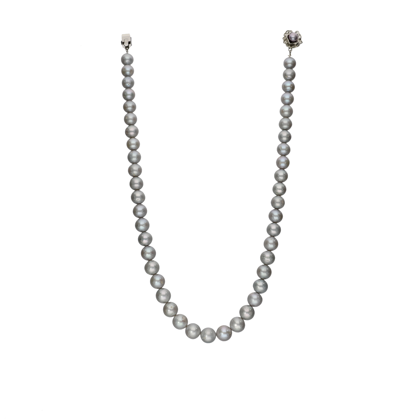 Attractive Gray Pearl Fresh Water Necklace