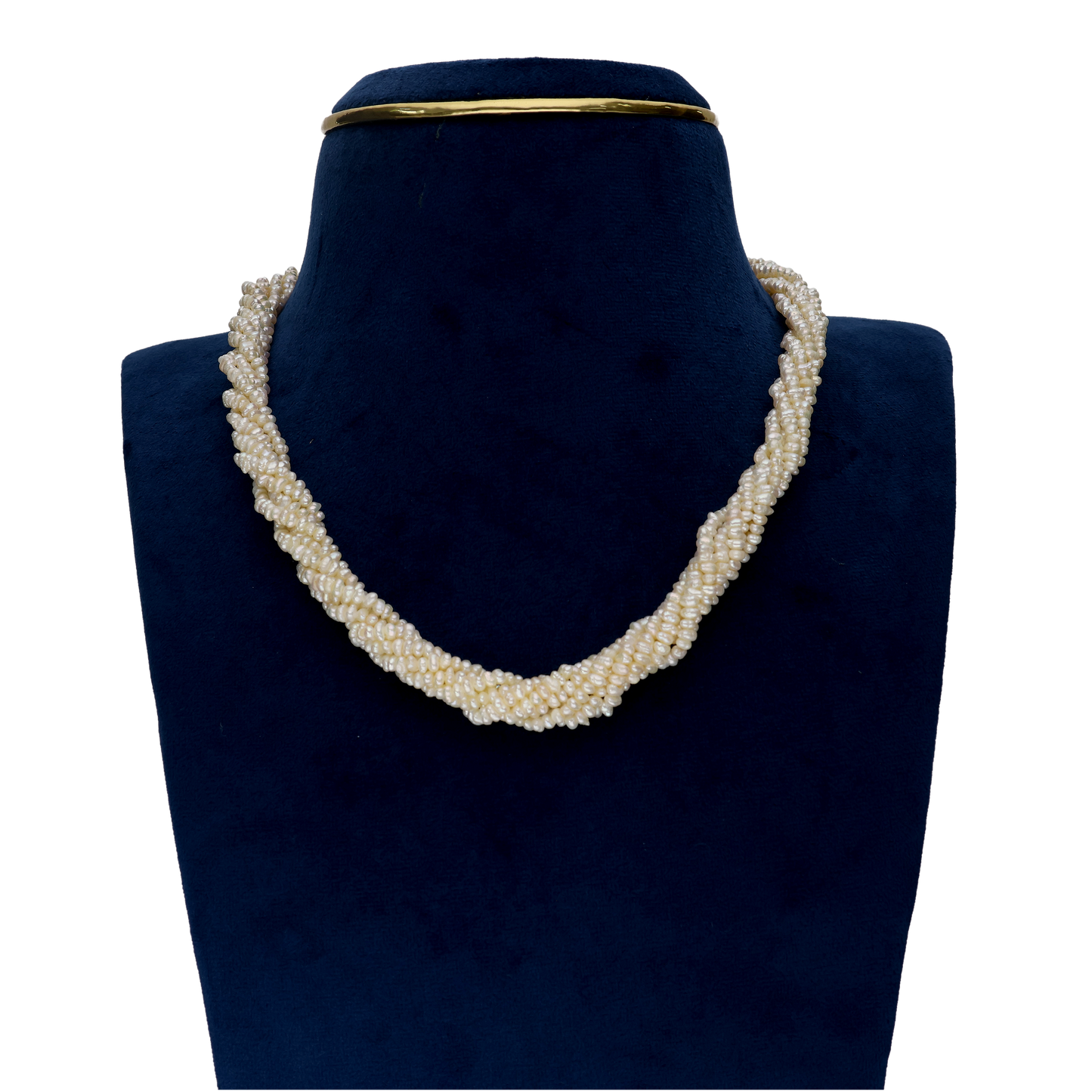 White Rice Pearl Necklace