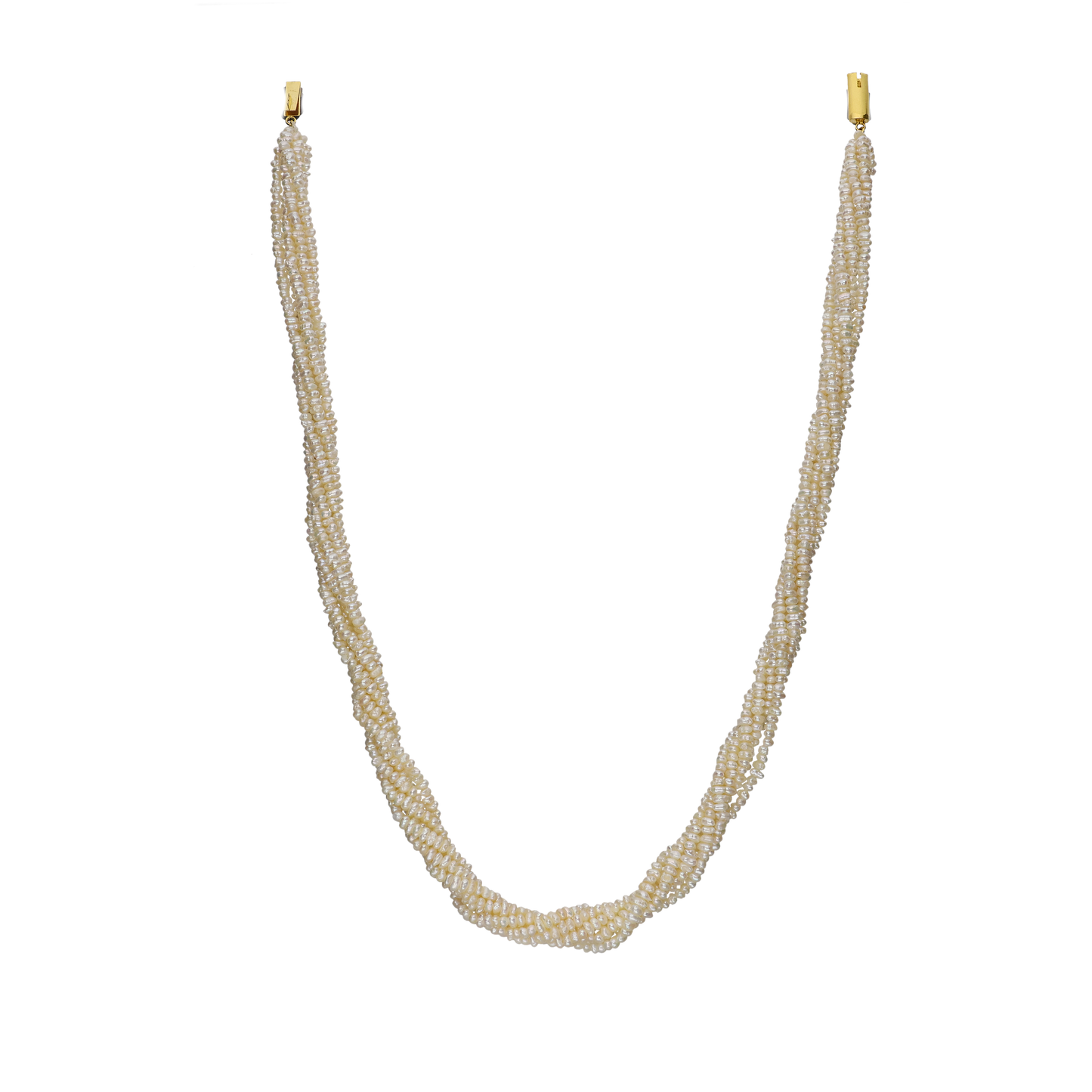 White Rice Pearl Necklace