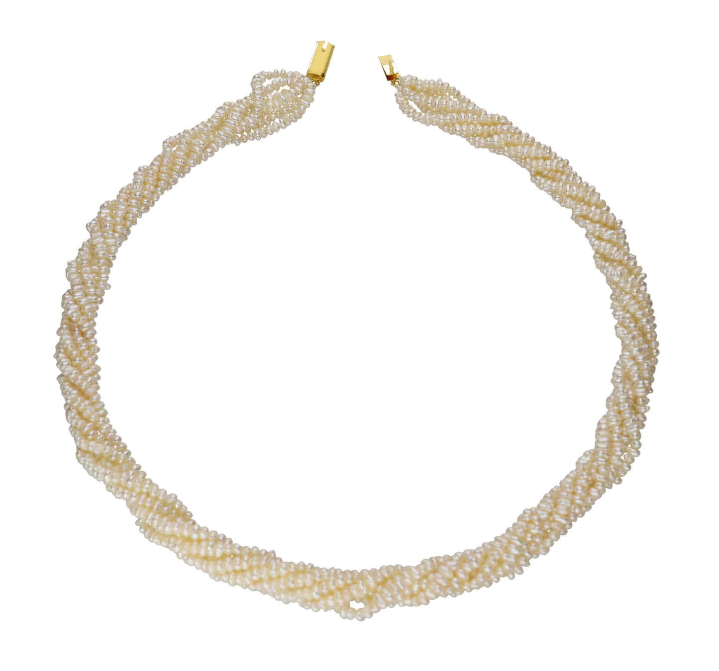 White Rice Pearl Necklace