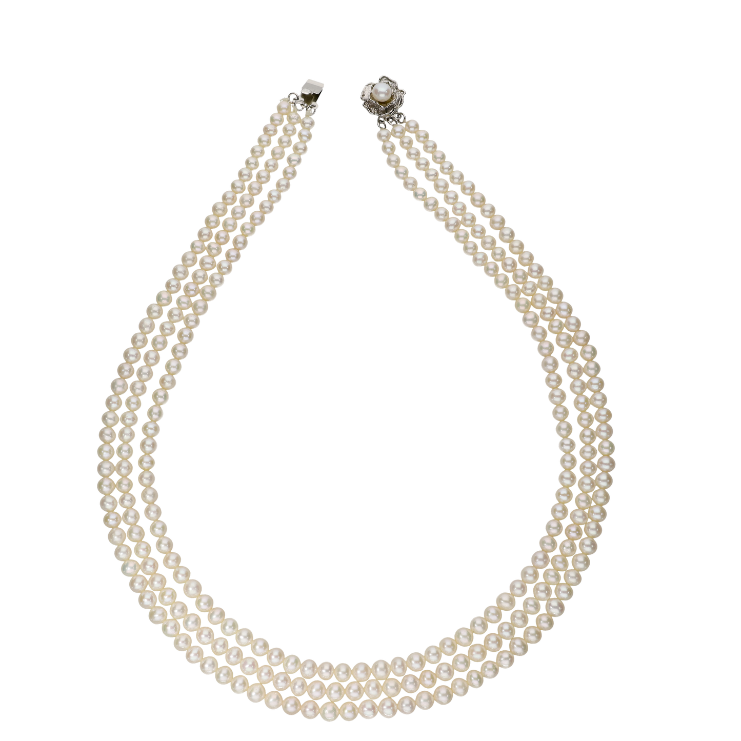 Crème Graceful Pearl Necklace