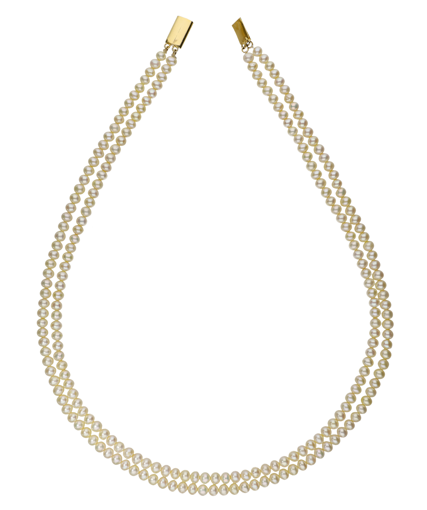 Peach Shaded Pearl Necklace