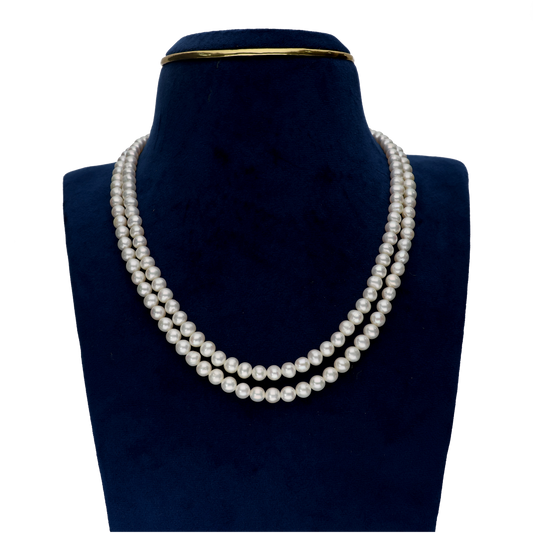 Exotic White Pearl Necklace