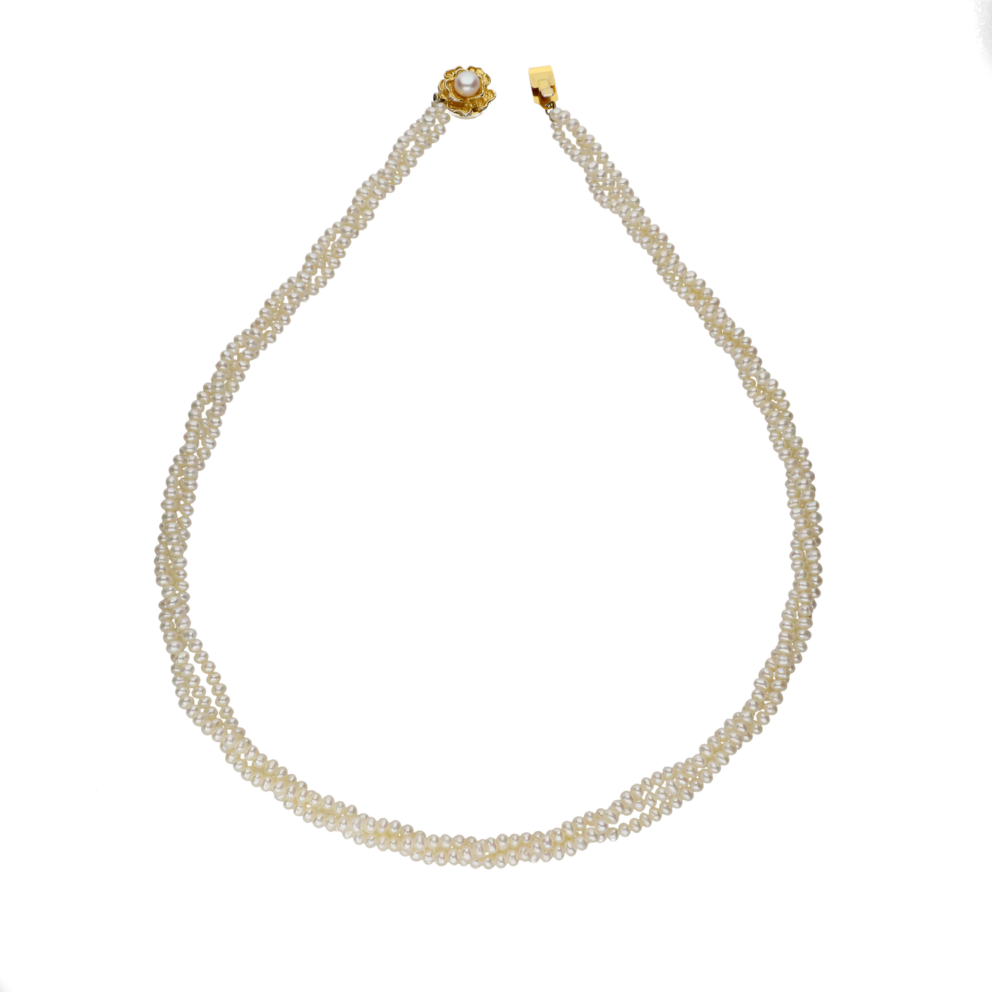 Lustrous White Pearl Necklace