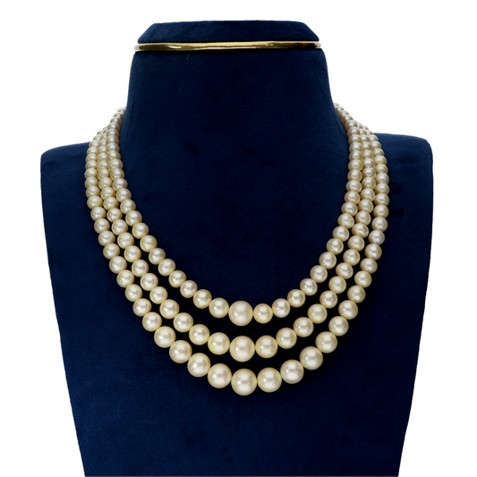Real Creme Pearl Necklace