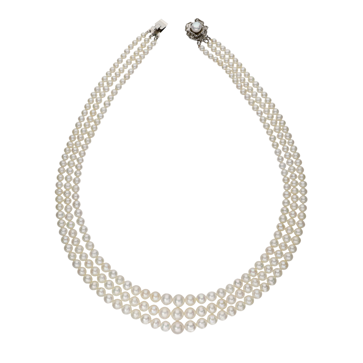 Adorable White Pearl Necklace
