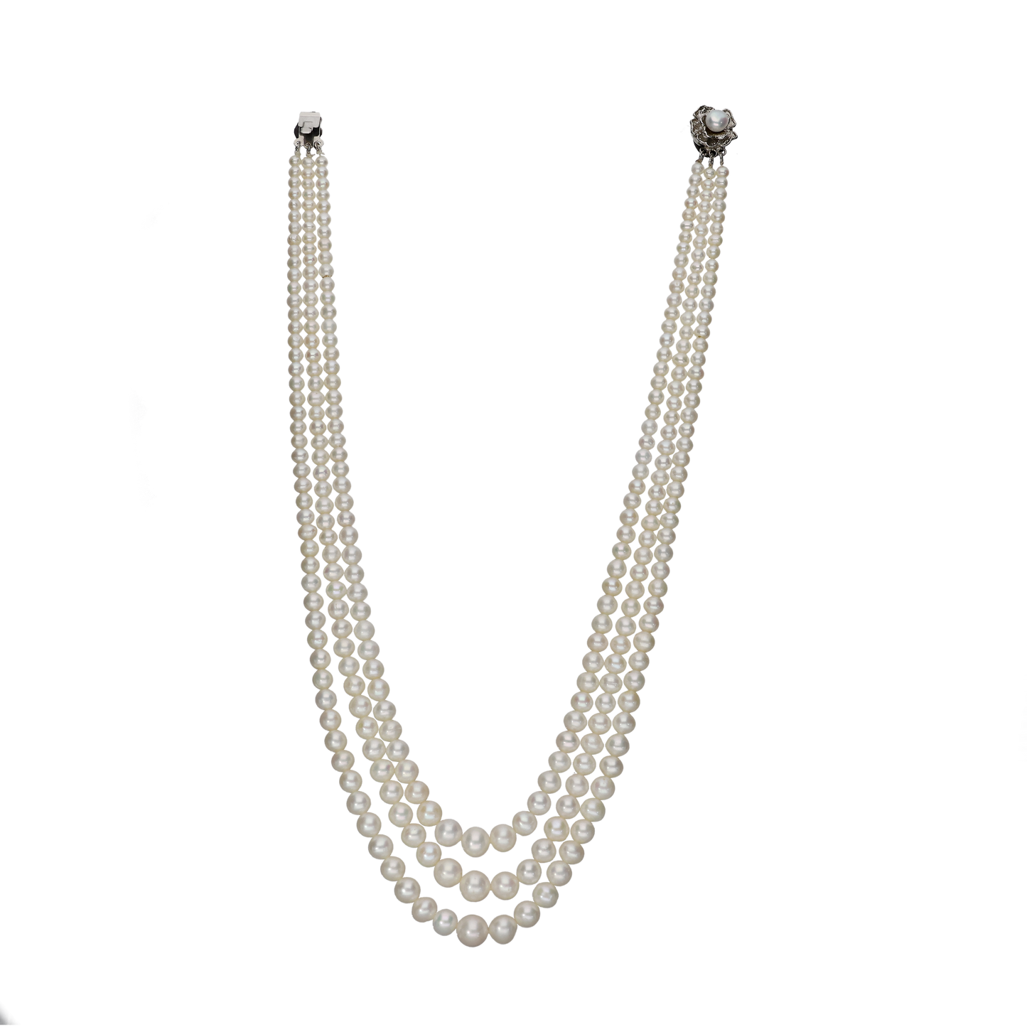 Adorable White Pearl Necklace