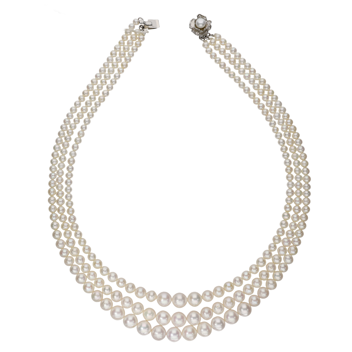 Ivory EleganceWhite Pearl Necklace