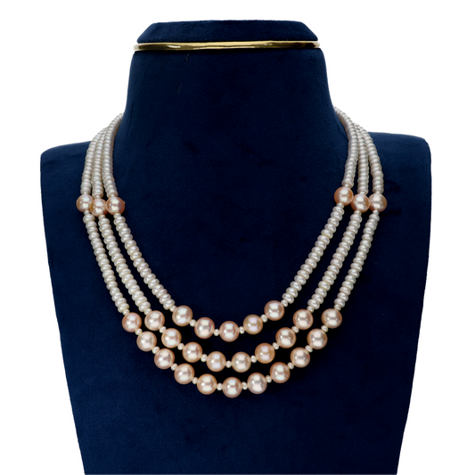 The Precious Multi -Coloured Pearl Necklace