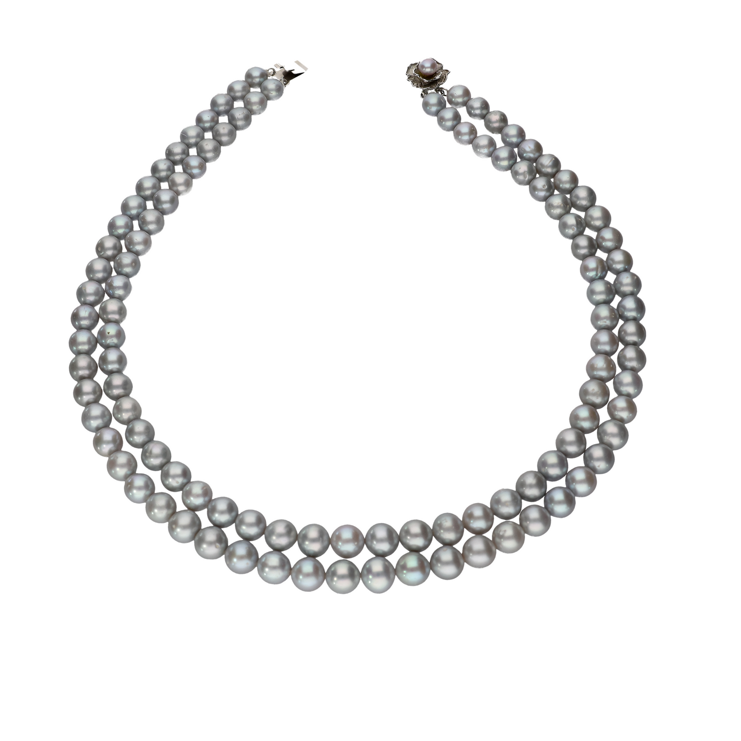 Charming Gray Pearl Necklace