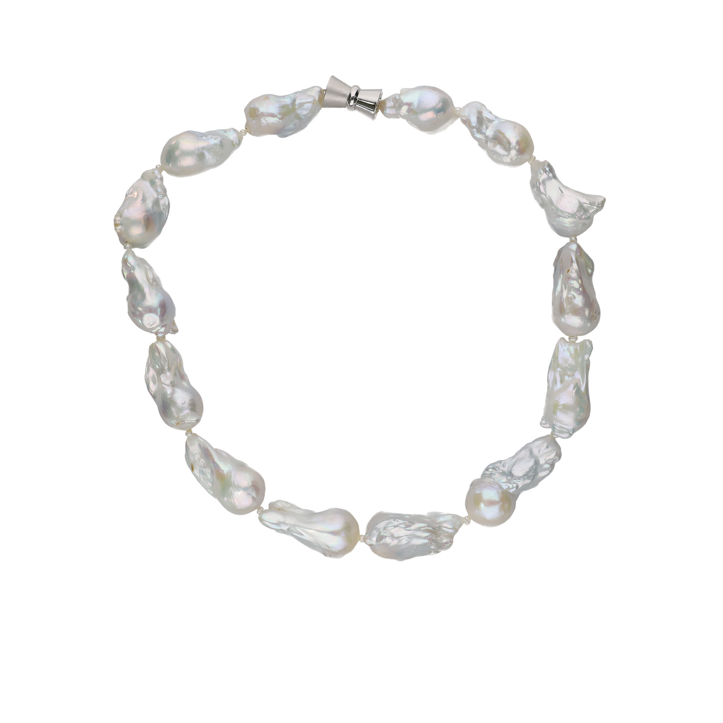 Baroque White Pearl Necklace