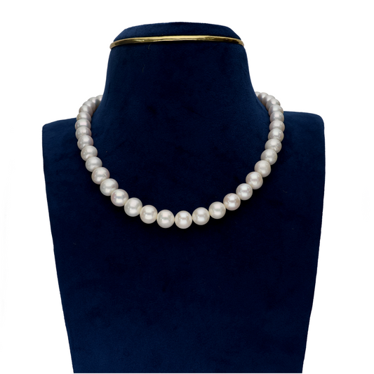 White Pearl Necklace For Women