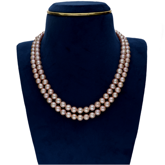 Whisper Pink Pearl Necklace