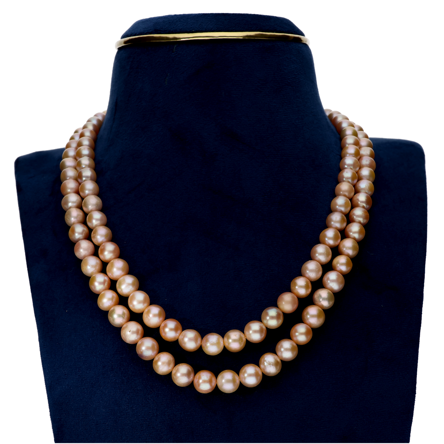 Peach Fresh Water Pearl Necklace