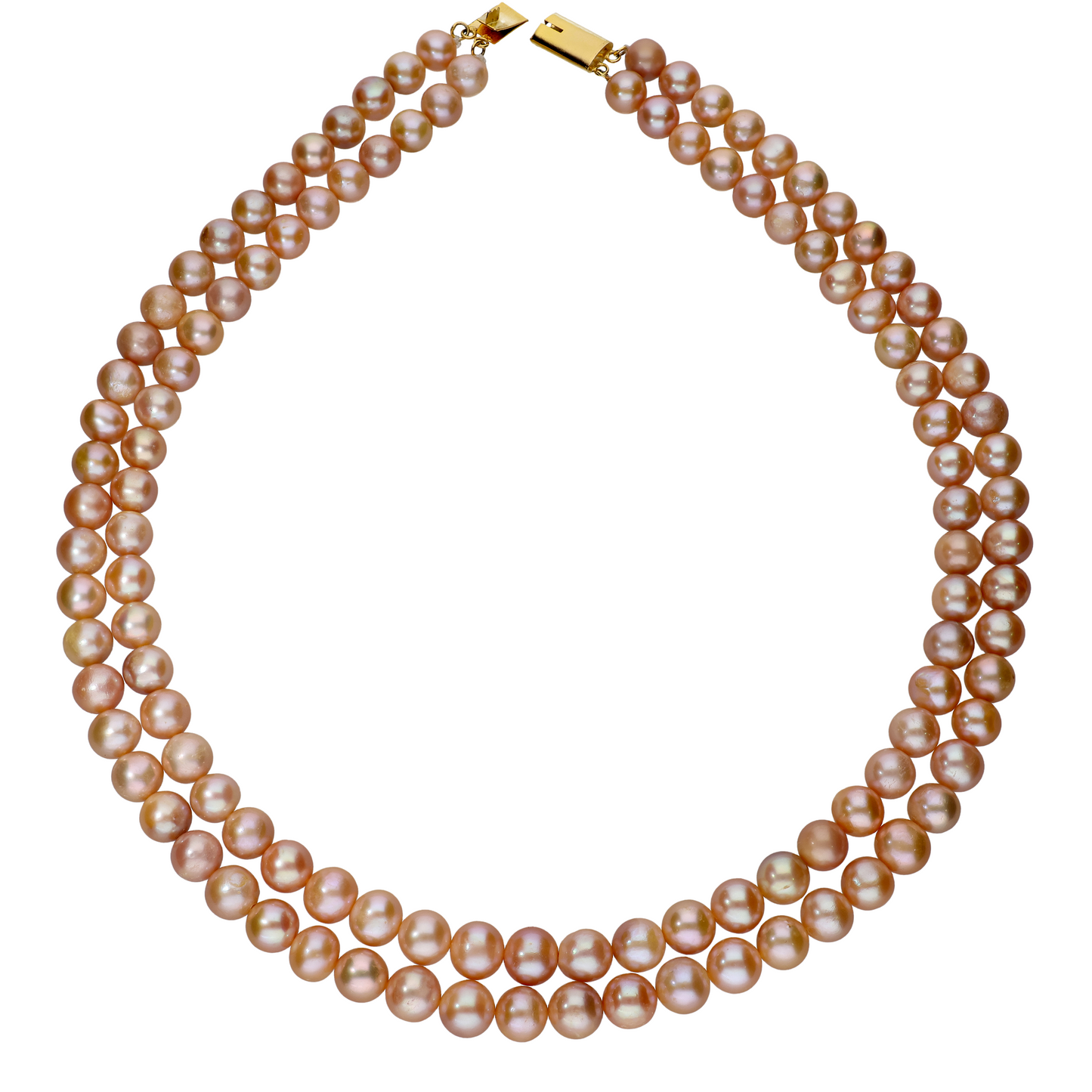 Peach Fresh Water Pearl Necklace