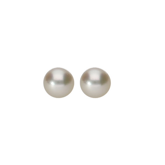 Contemporary Crème South-Sea Studs