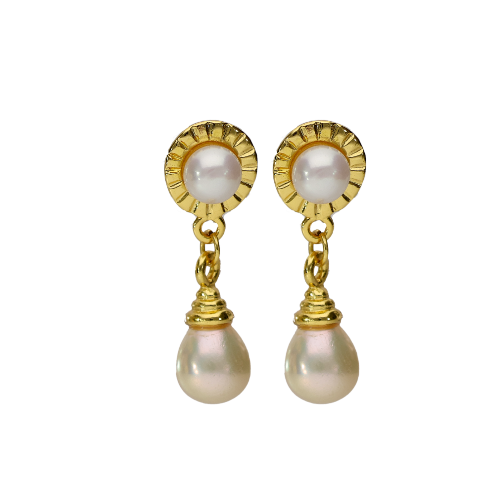 Nature White Pearl Earring