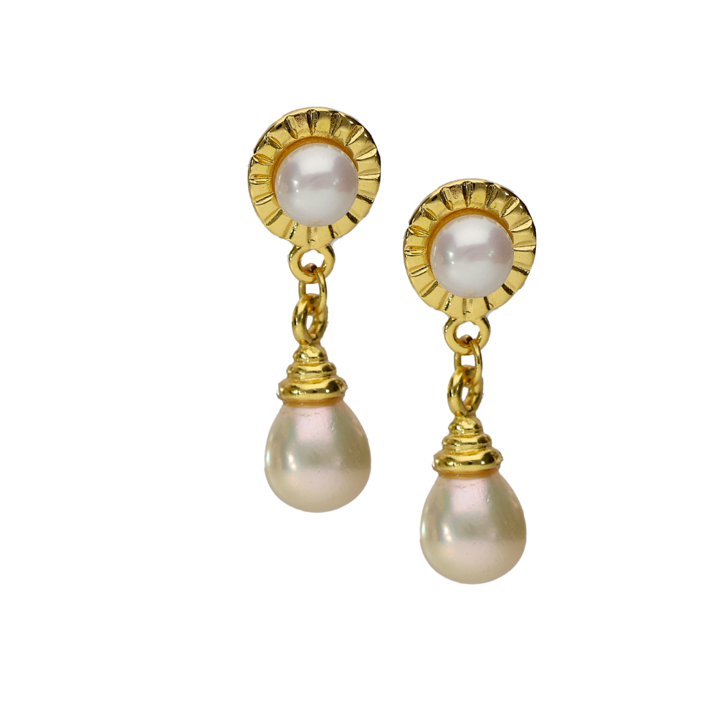 Nature White Pearl Earring