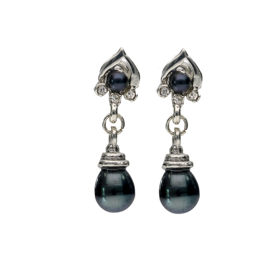 Black Pearl Earring