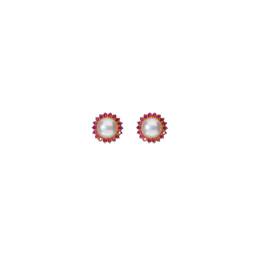 Classic White Pearl Studs