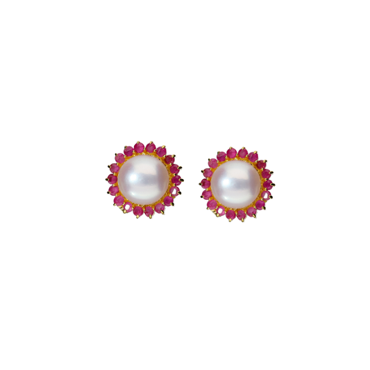 Classic White Pearl Studs