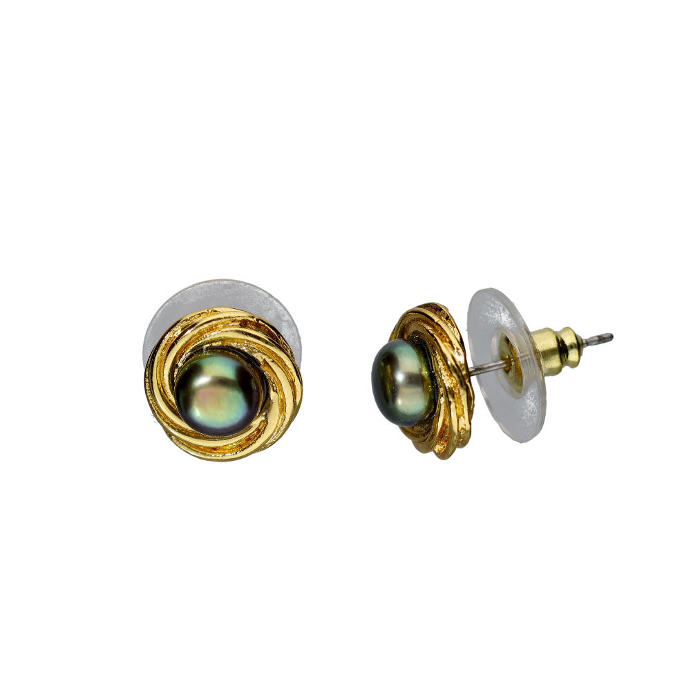 Swirl Black Pearl Drop Tops