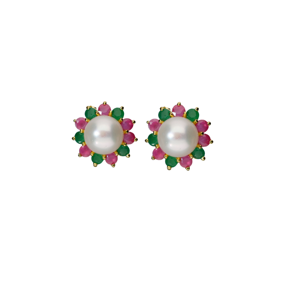 Royal White Pearl Earrings