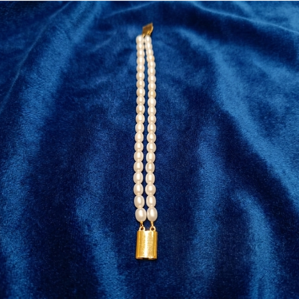 Pearl Ear Studs with bracelet