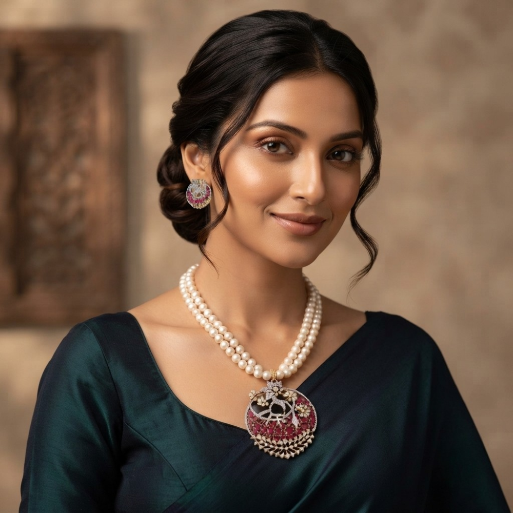 Pearl Heritage Locket Set