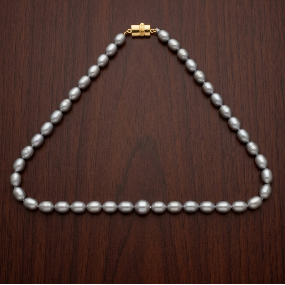 Grey Pearl Necklace