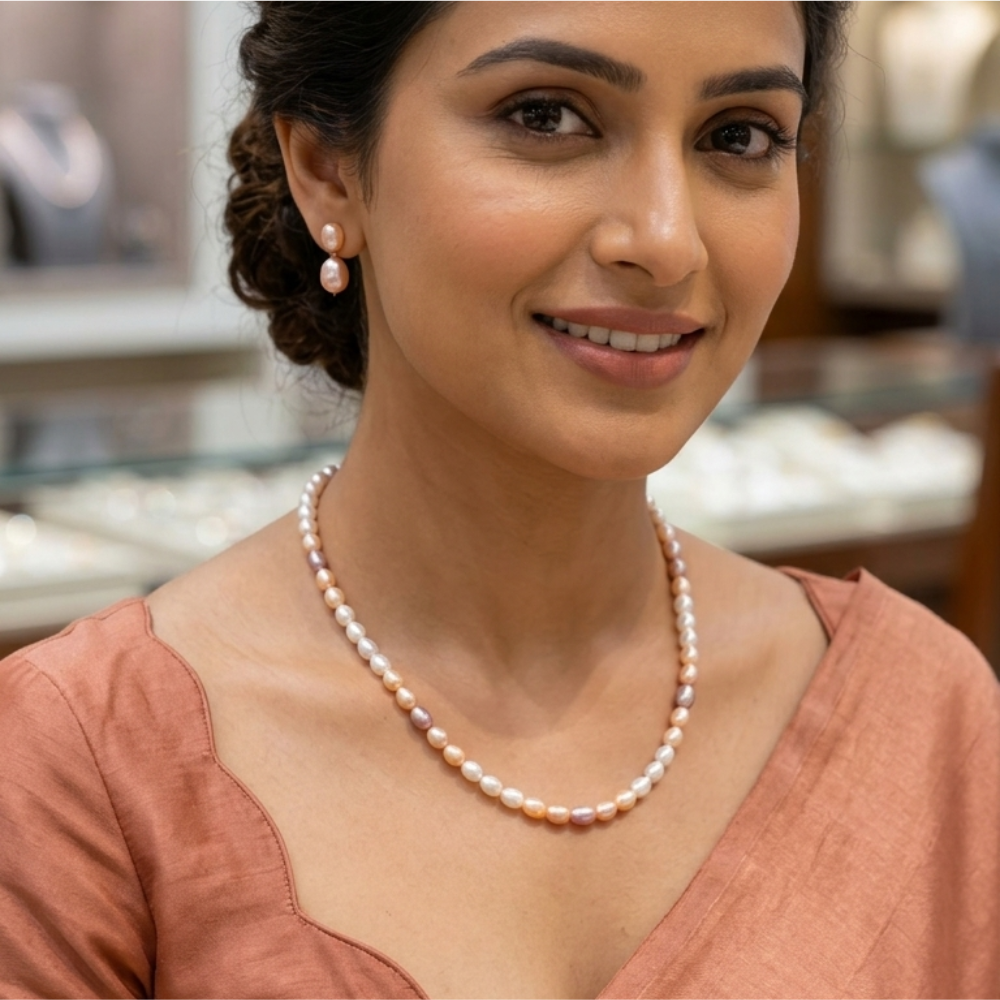 Layered Pearl Necklace