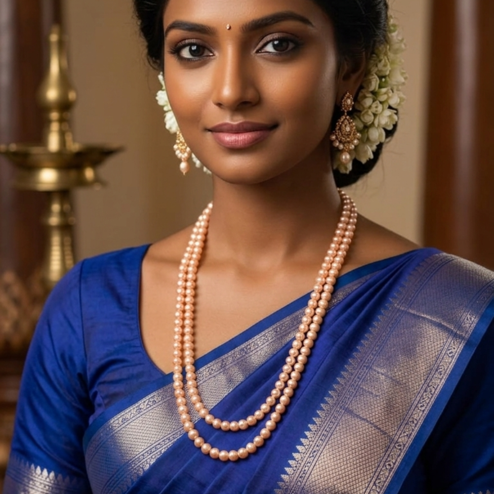 Two Strings Pearl necklace