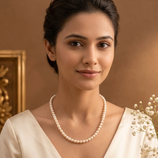Pearl Necklace Single String