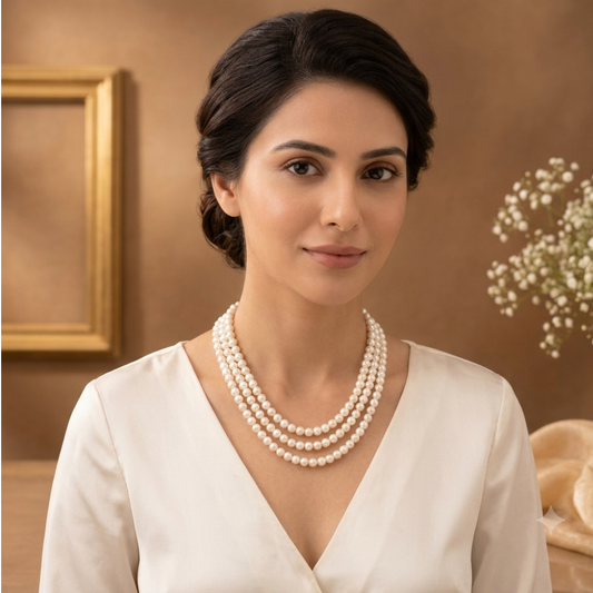 Lustrous Royal Freshwater Pearl Necklace