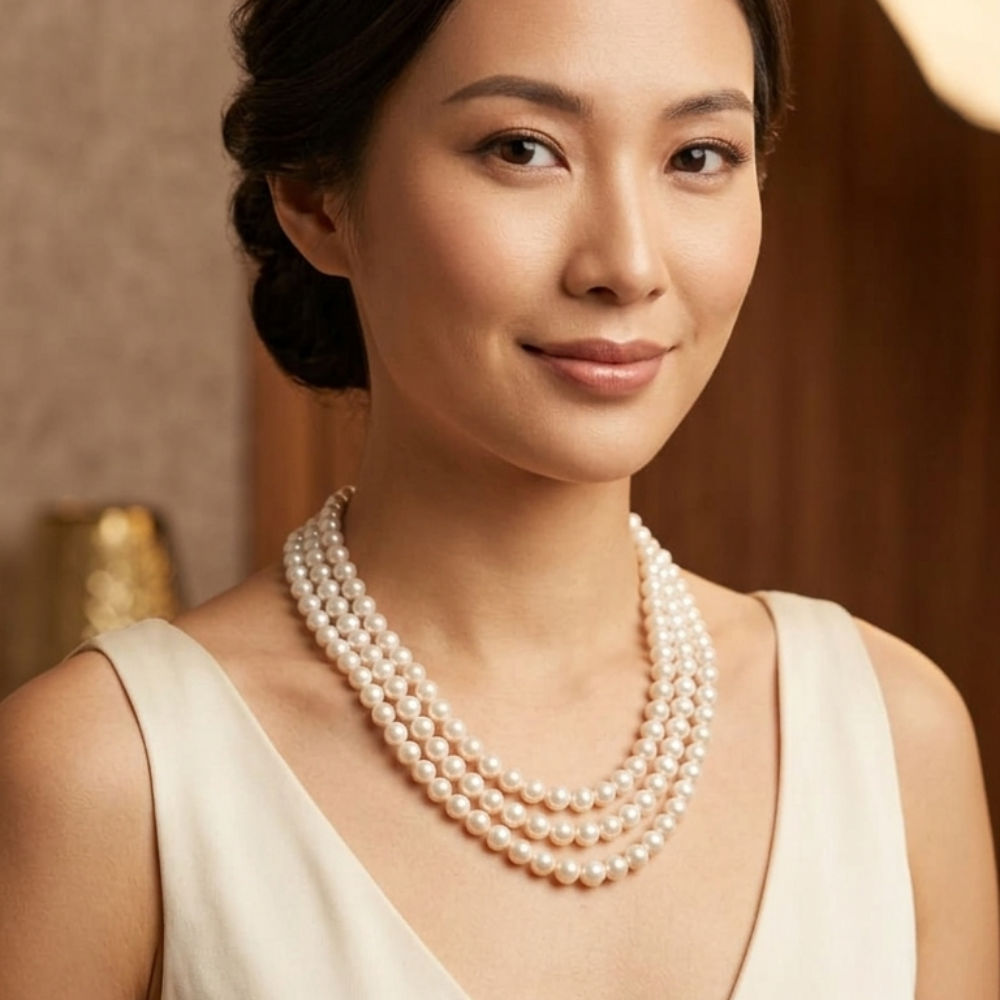 The Classic Pure Strands Pearl Necklace Online
